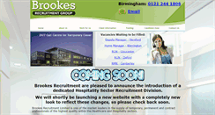 Desktop Screenshot of brookesrecruitment.com
